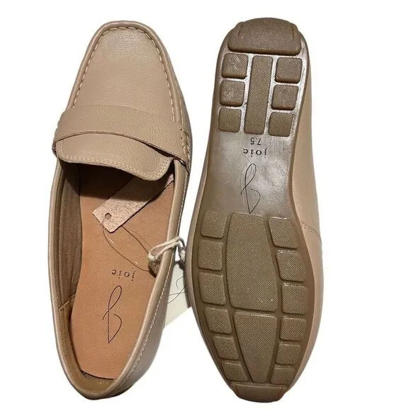 Joie Tan Genuine Leather Driver Loafers Women's 7.5 NEW