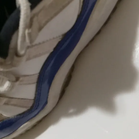 Jordan 11 blue &amp; white  size 1
