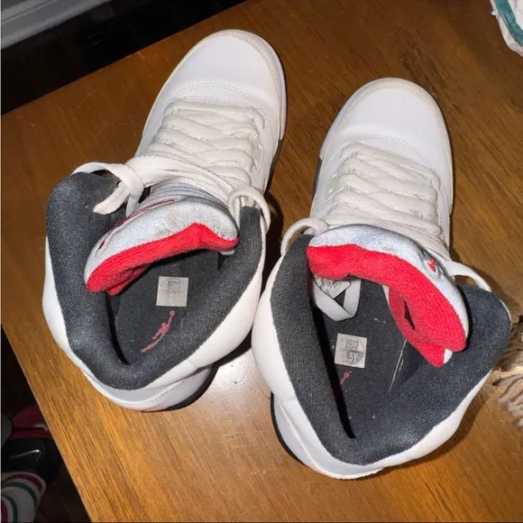 Jordan 5 White Cement Sneakers