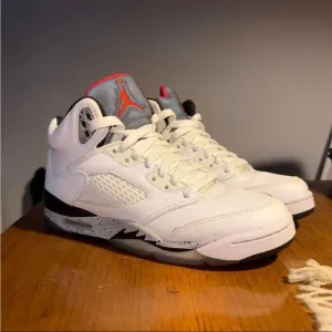 Jordan 5 White Cement Sneakers