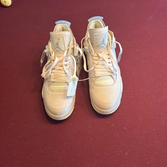 Jordan Cream Sneakers with Iconic Design