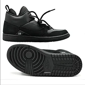 Jordan Fadeaway Black Sneakers Boys 6.5Y