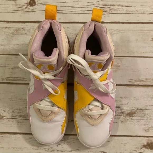 Jordan Kids Air Jordan 8 Retro &quot;Arctic Punch&quot; Sneakers Size 5 Youth
