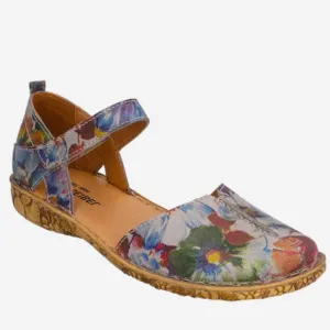 Josef Seibel Rosalie 42”  Floral Closed Toe Sandal Women’s NWT US 6-6.5
