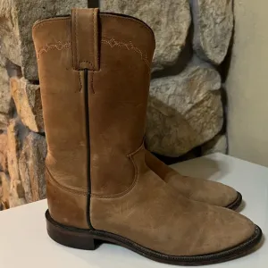Justin Boots Stampede Round Toe Roper Boots Size 6.5