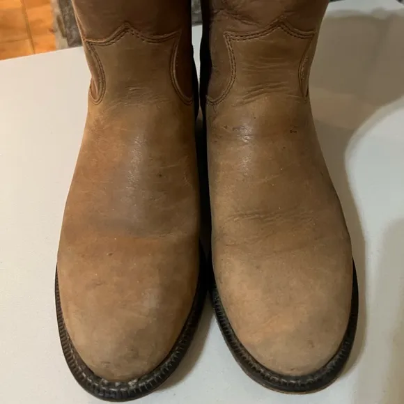 Justin Boots Stampede Round Toe Roper Boots Size 6.5