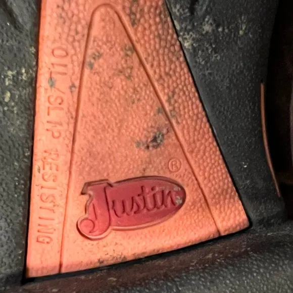 Justin Womens Pull-On Rural Comp Toe Western Boots SE4357 Chocolate Size 7B Farm