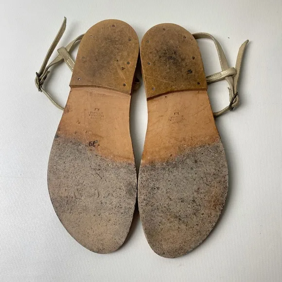 K. Jacques St. Tropez T-Strap Sandals - sz 39