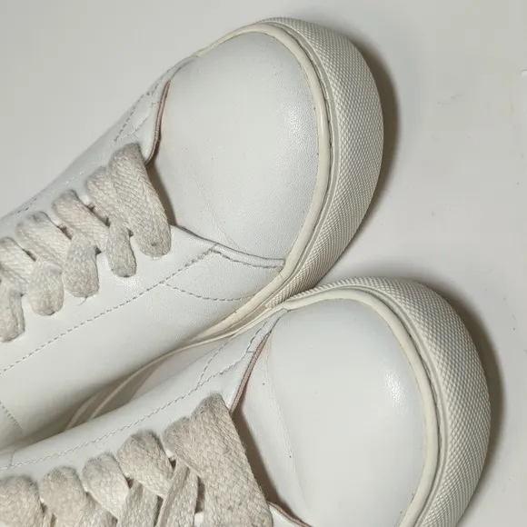 Kate Spade New York Angelise white leather sneakers womans size 8 EU 38.5