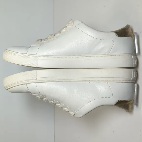 Kate Spade New York Angelise white leather sneakers womans size 8 EU 38.5