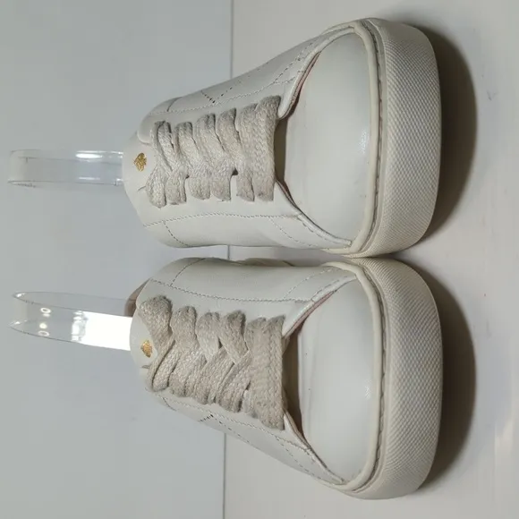 Kate Spade New York Angelise white leather sneakers womans size 8 EU 38.5