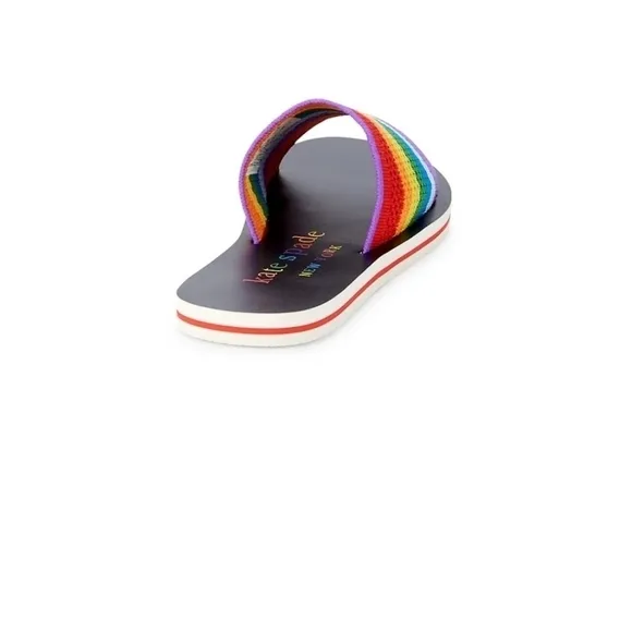 kate spade new york Spectrum Rainbow Sandals size 7 new in box