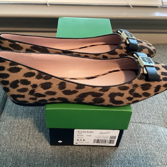 kate spade new york Women's Bowdie Ballet Flats, size 8.5