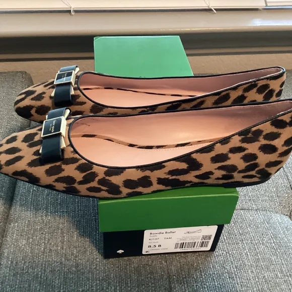 kate spade new york Women's Bowdie Ballet Flats, size 8.5