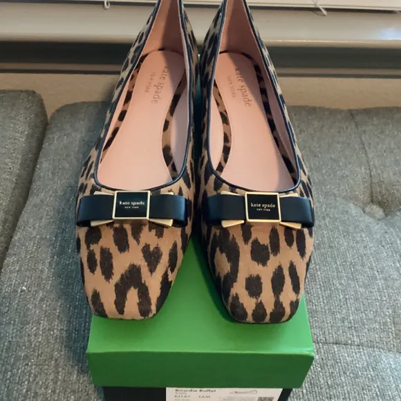 kate spade new york Women's Bowdie Ballet Flats, size 8.5