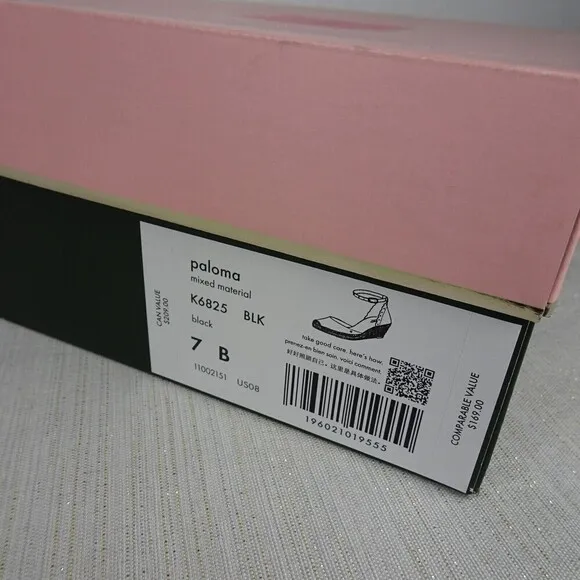 KATE SPADE Paloma Women's Espadrille Sandals Wedge Ankle Strap Black NIB 7