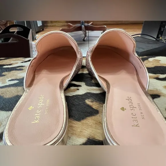 Kate Spade Pink Glitter Women's Loafers