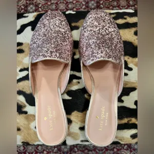 Kate Spade Pink Glitter Women's Loafers