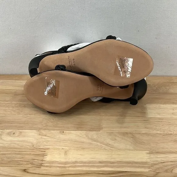 Kate Spade Saffron Sandals- Black- Size 9.5 B- NIB