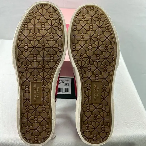 Kate Spade Vale Pink MUlti Plaid Sneakers size 6 B