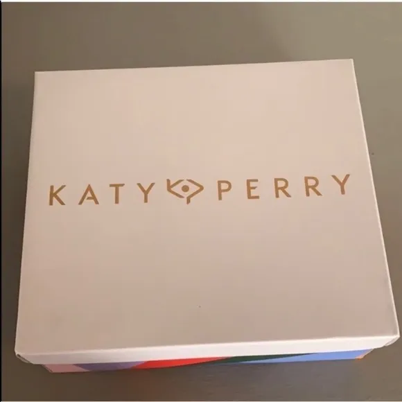 Katy Perry Red Hammered Finish Sandals
