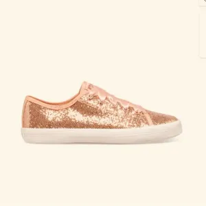 Keds by Kate Spade Women’s Size 7.5 Chunky, Glittery Gold, Fun, Summer Shoe