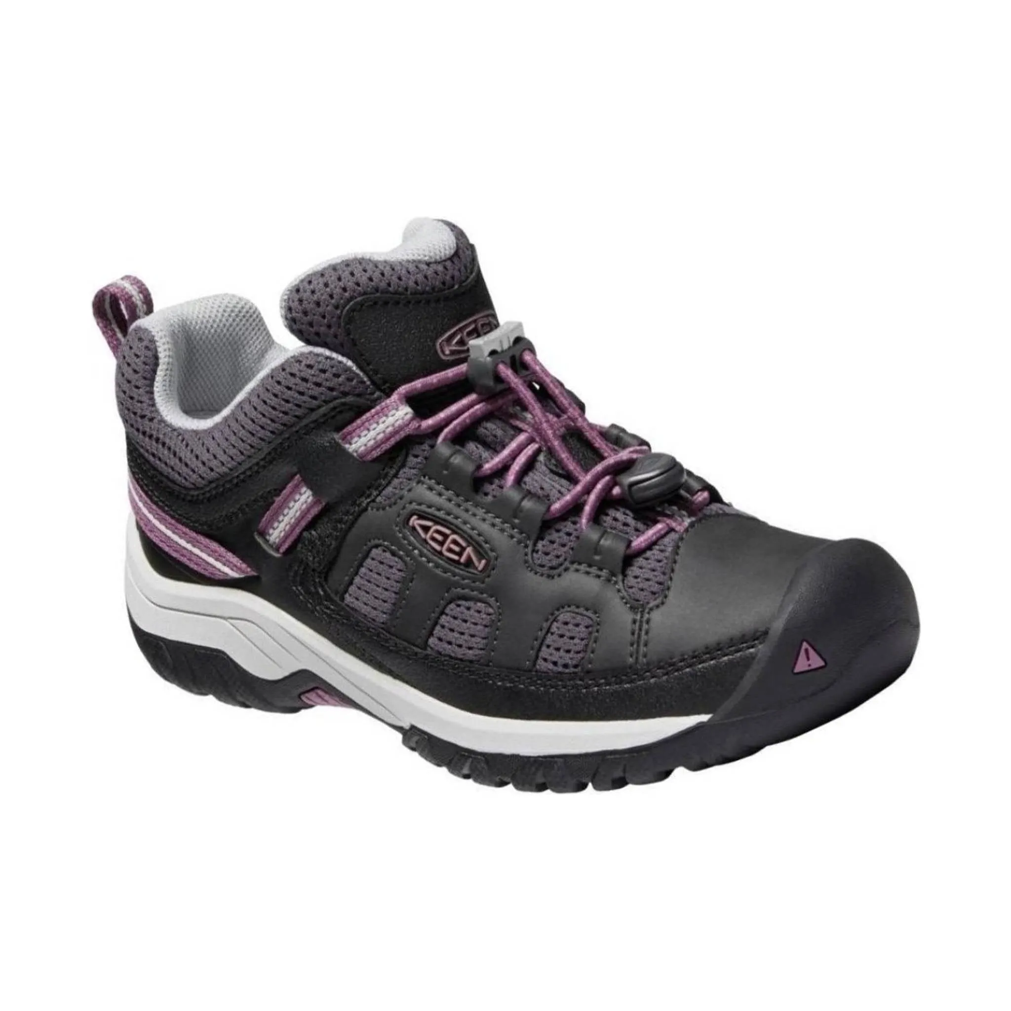 KEEN Big Kids' Targhee Low - Raven/Tulipwood