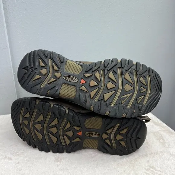 Keen Targhee III WP Mid Hiking Boots 12 Men Brown Leather 1020178 Waterproof