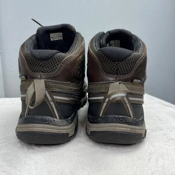 Keen Targhee III WP Mid Hiking Boots 12 Men Brown Leather 1020178 Waterproof
