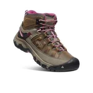 Keen Womens Weiss Boysenberry Targhee III Mid Waterproof Leather Hiking Boot 8.5