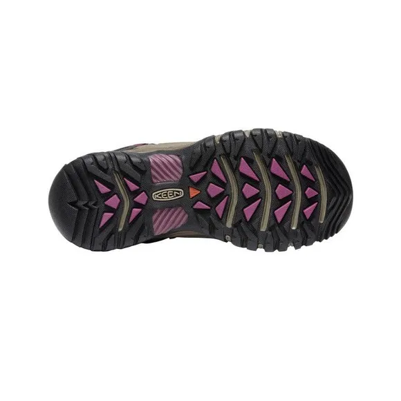 Keen Womens Weiss Boysenberry Targhee III Mid Waterproof Leather Hiking Boot 8.5