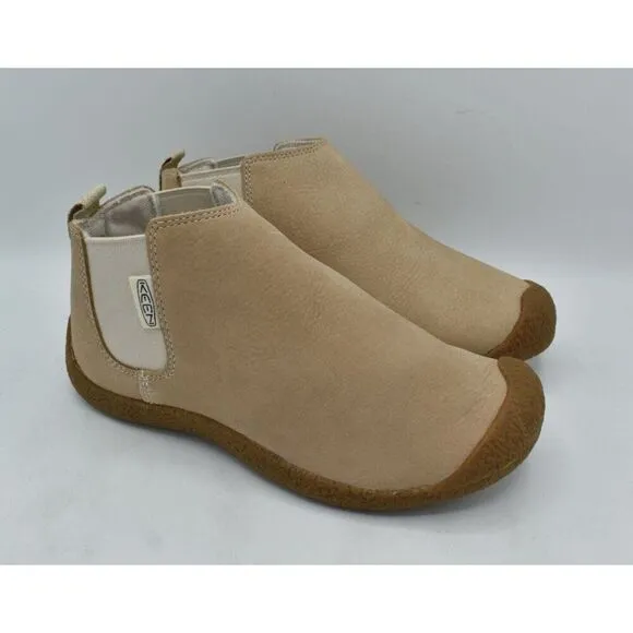 Keen Womens Size 11 Mosey Chelsea Leather Pull On Safari Birch Boots Shoes