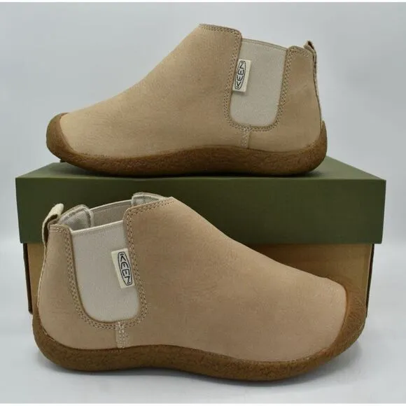 Keen Womens Size 11 Mosey Chelsea Leather Pull On Safari Birch Boots Shoes