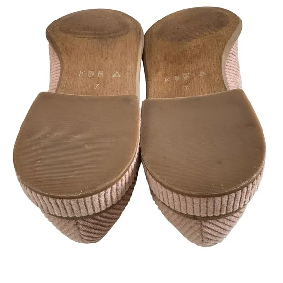 Kelsi Dagger Brooklyn Arbor Corduroy Slip-On Loafers Size 7