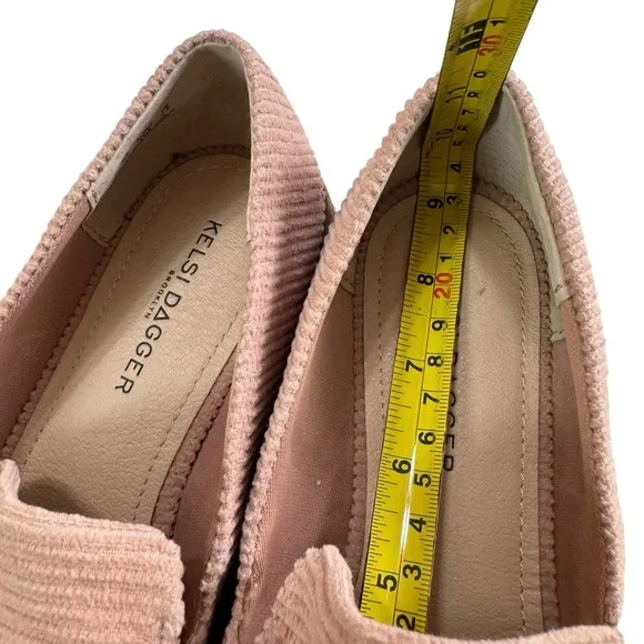 Kelsi Dagger Brooklyn Arbor Corduroy Slip-On Loafers Size 7