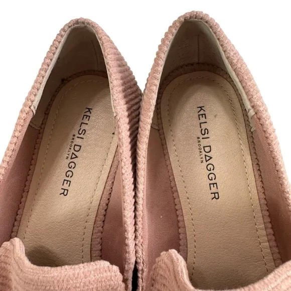 Kelsi Dagger Brooklyn Arbor Corduroy Slip-On Loafers Size 7