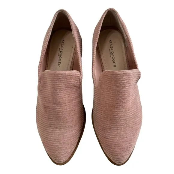 Kelsi Dagger Brooklyn Arbor Corduroy Slip-On Loafers Size 7