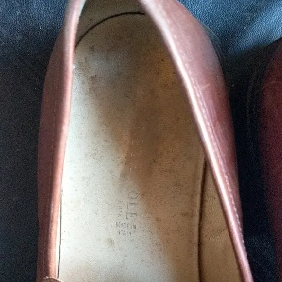 Kenneth Cole New York Brown Leather Slip-On Loafers