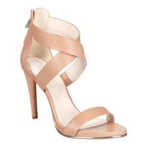 Kenneth Cole NY Women's Brooke Criss Cross Strap Dress Sandals Beige Size 7 1/2