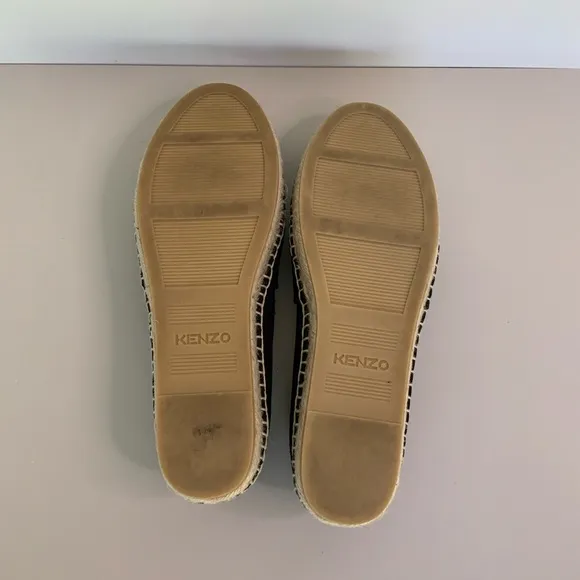 KENZO Espadrilles Classic Tiger Black Sz 37