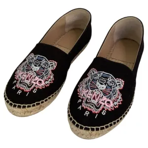 KENZO Espadrilles Classic Tiger Black Sz 37