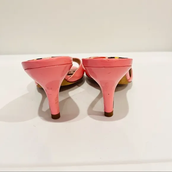 Kenzo Pink Slide Kitten Heels 6.5