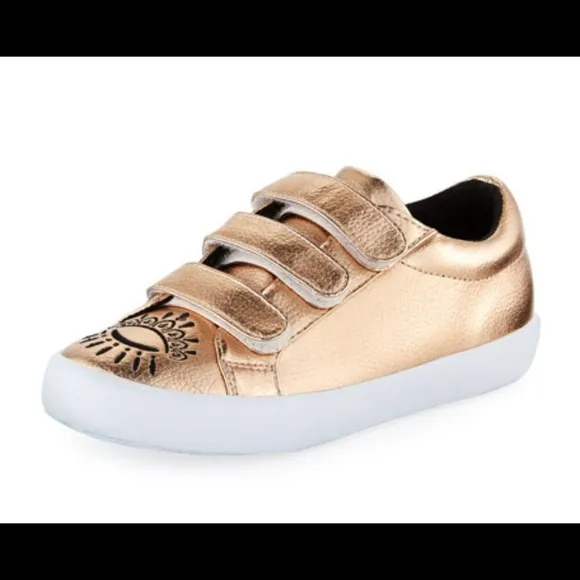 Kenzo Winking Eye Metallic Sneakers