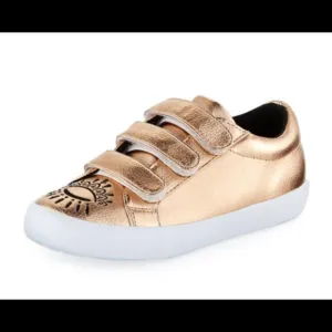 Kenzo Winking Eye Metallic Sneakers