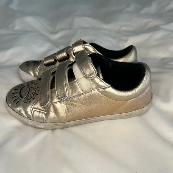 Kenzo Winking Eye Metallic Sneakers