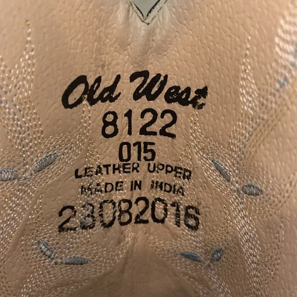 Kids Old West Cowboy Boots Excellent Condition size: 1.5/2