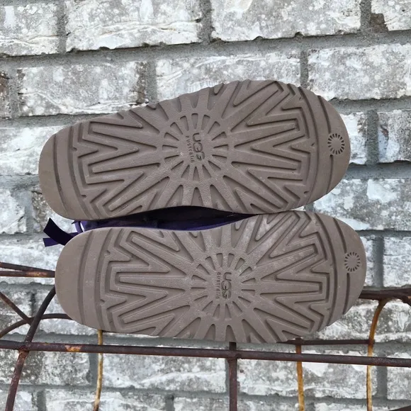Kids Purple Bailey Bow Boots