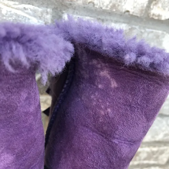 Kids Purple Bailey Bow Boots