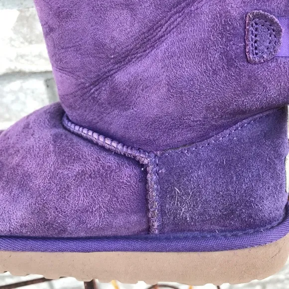 Kids Purple Bailey Bow Boots