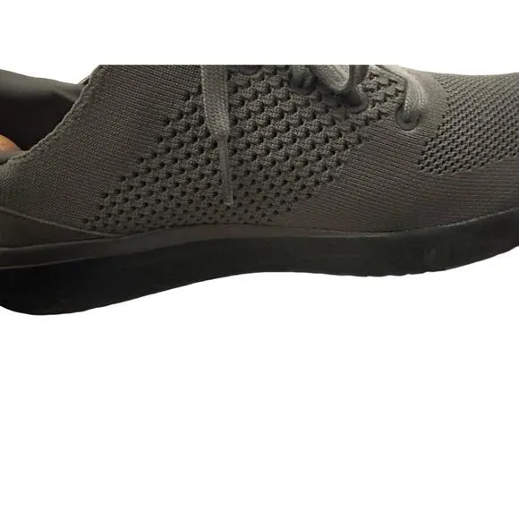 Kizik Sneakers Mens Size 10.5 Wide Woman 12Wide Charcoal Grey Kizik Sole Vietnam